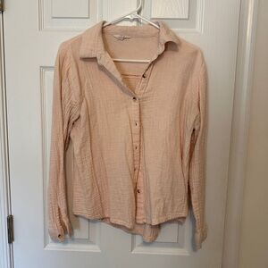 Women's Cotton Button-Up Top